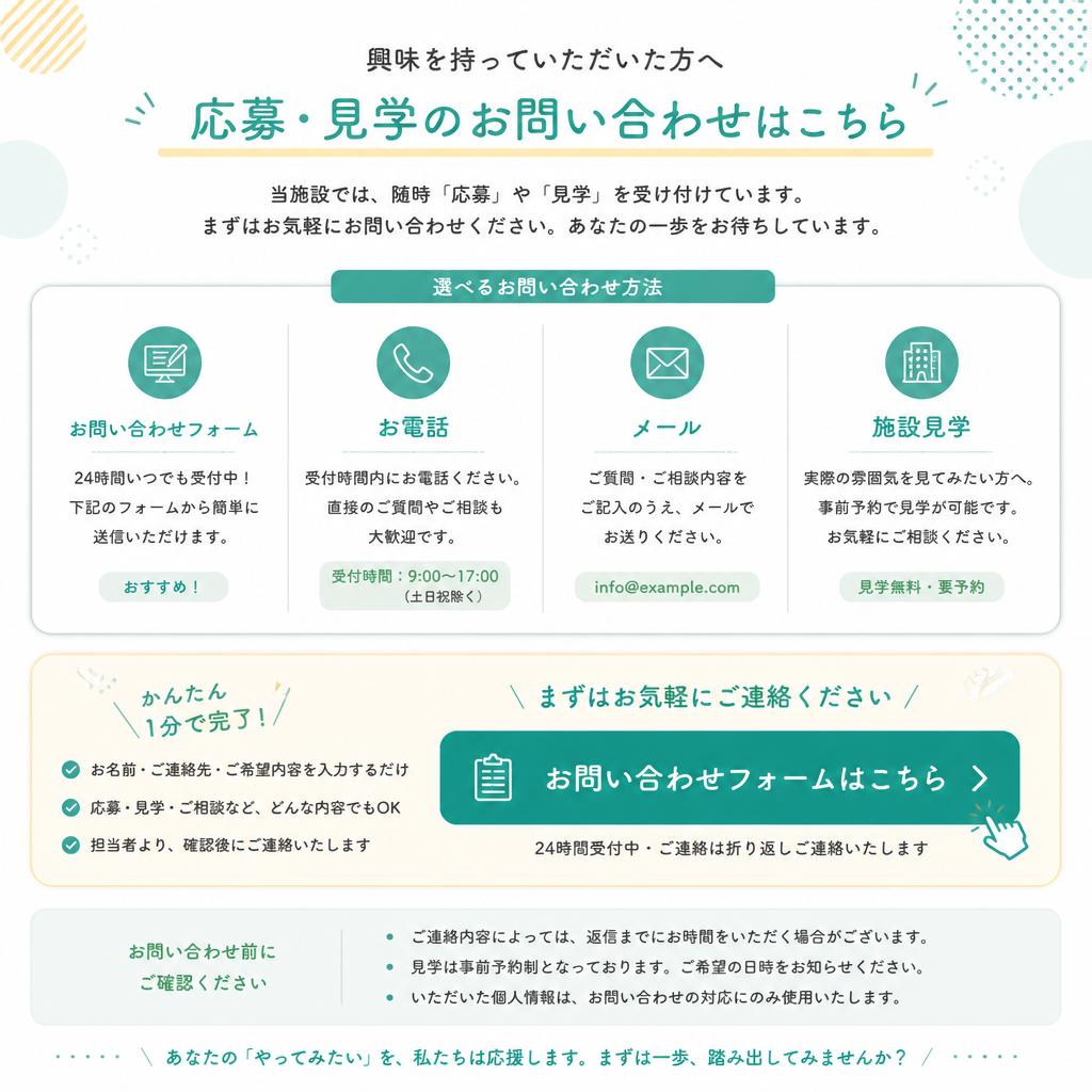 今すぐお問い合わせを！