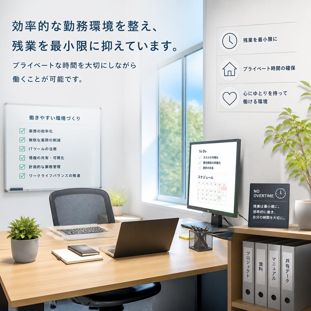 残業は月平均5時間